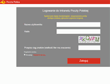 Tablet Screenshot of intranet.poczta-polska.pl
